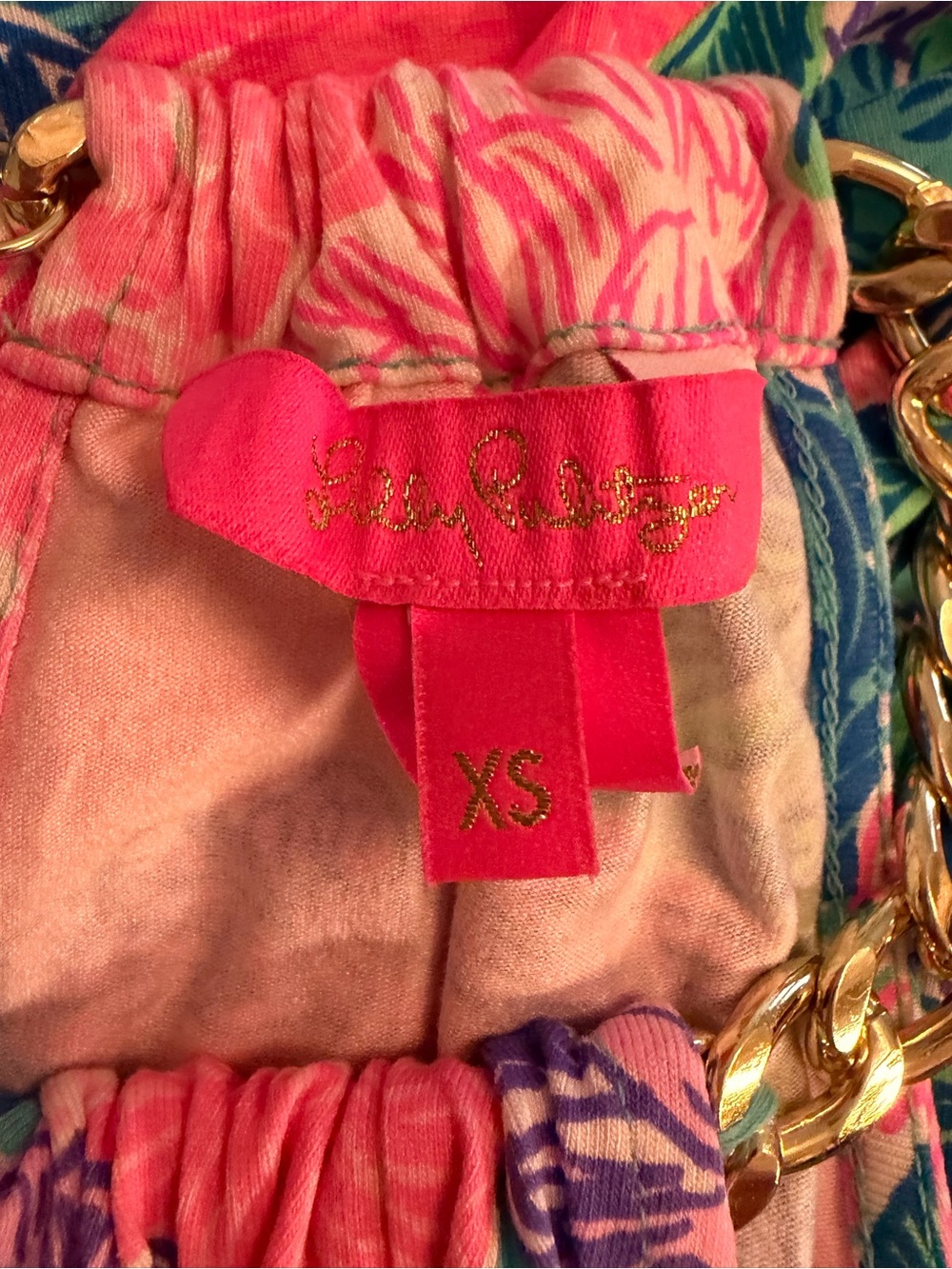 Lilly Pulitzer Chain Halter Maxi Dress XS NWOT - Picture 5 of 5
